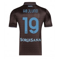 SSC Napoli Rasmus Hojlund #19 Tretí futbalový dres 2025-26 Krátky Rukáv